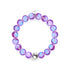 Violett | Silber | Meerjungfrau Glas Statement Armband