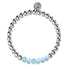 Aquamarin | Silber | Meerjungfrau Glas Ausdruck Armband