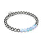 Aquamarin | Silber | Meerjungfrau Glas Ausdruck Armband