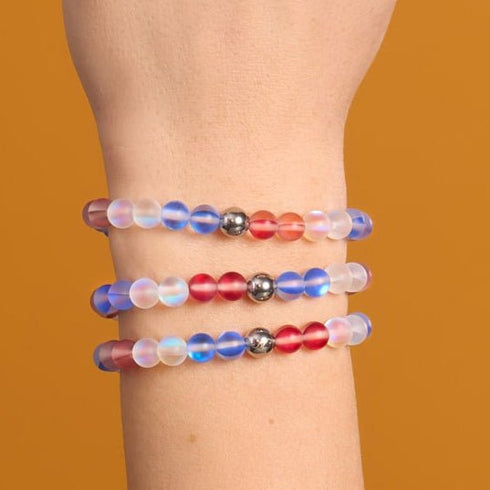 USA I | Meerjungfrau Glasnationen Armband