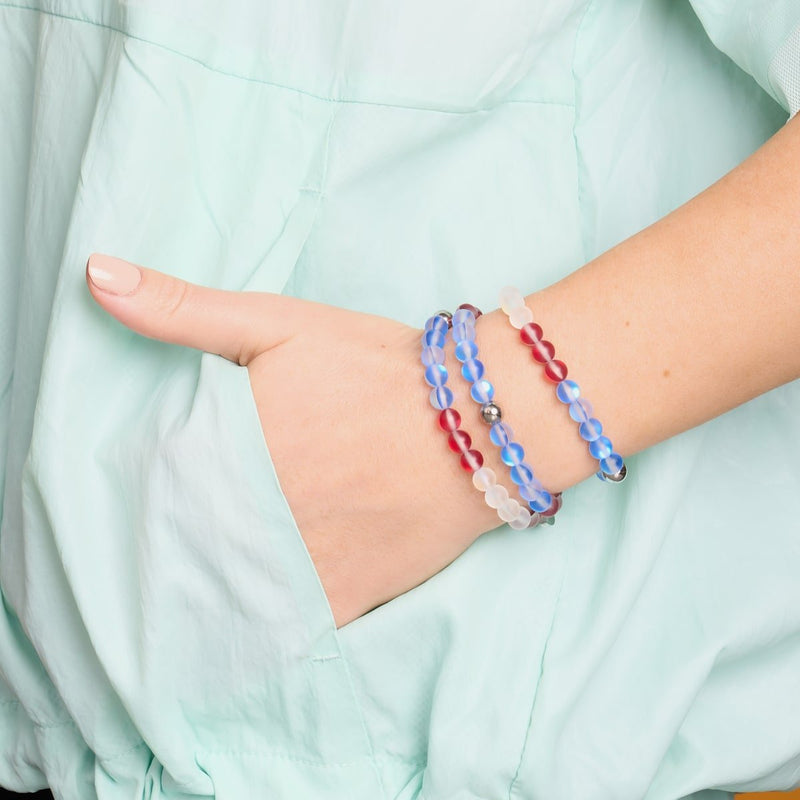 USA III | Meerjungfrau Glasnationen Armband