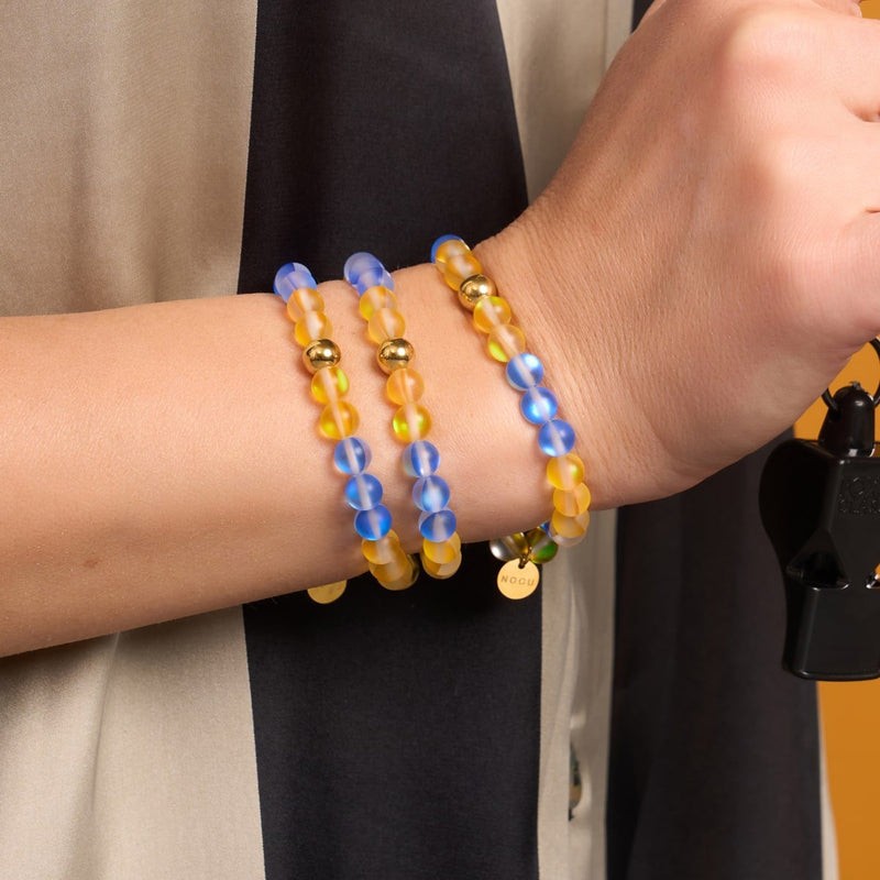 SCHWEDEN | Meerjungfrau Glasnationen Armband