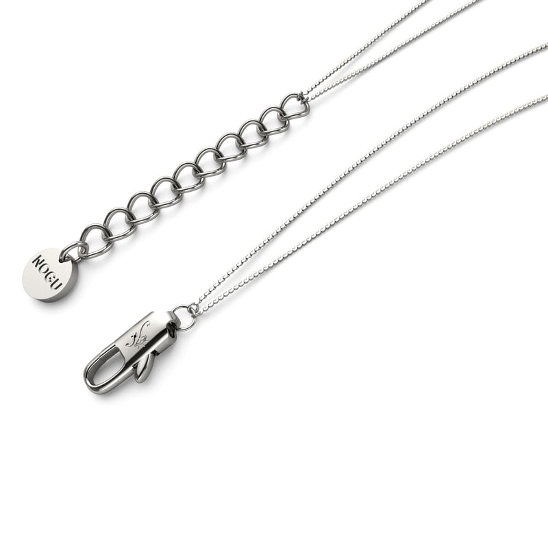 Aquamarin | Silber | Meerjungfrau Glas Kaskade Doppelanhänger