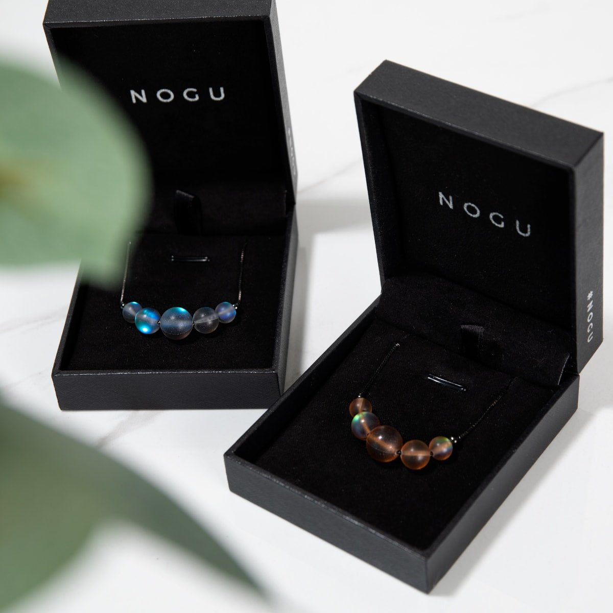 Schokolade | 925 Sterling Silber Rotguss | Meerjungfrau Glas Unendlichkeitsverschluss Halskette