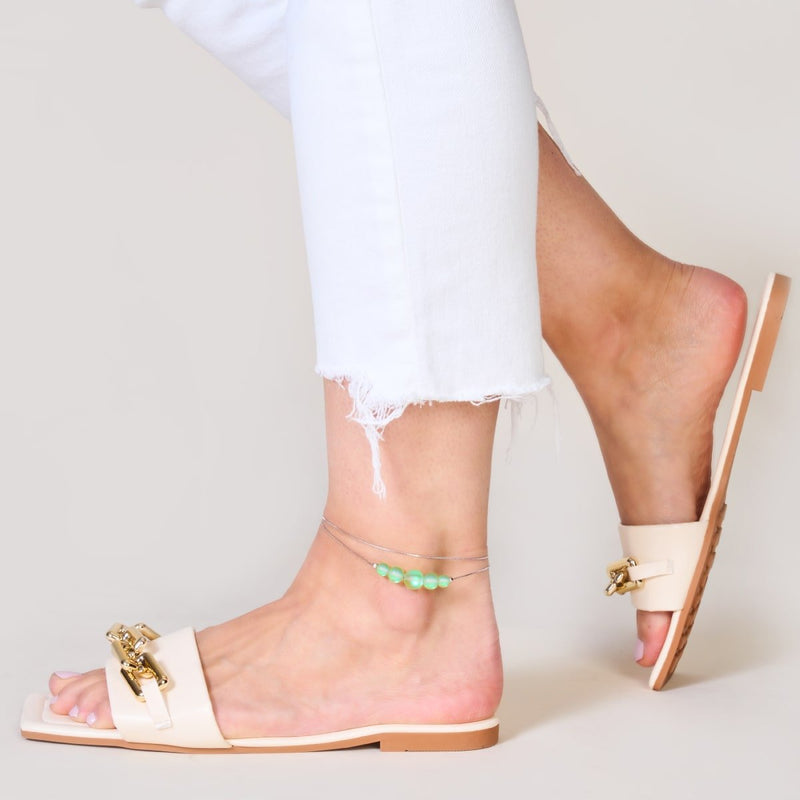 Smaragd | 925er Sterlingsilber | Meerjungfrau-Halskette mit Unendlichkeitsverschluss