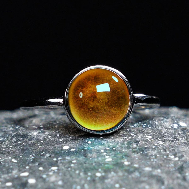 Chromata | 925er Sterlingsilber | Stimmungssteinring