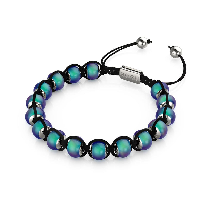 Chromata | Silber x Schwarz | Stimmungsstein Charmballa