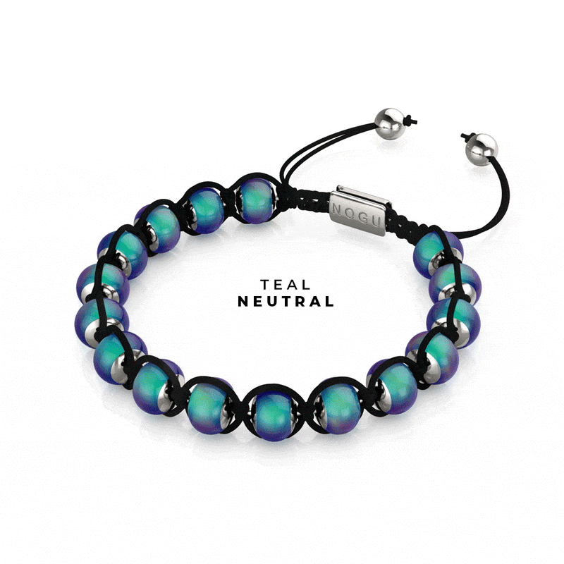 Chromata | Silber x Schwarz | Stimmungsstein Charmballa