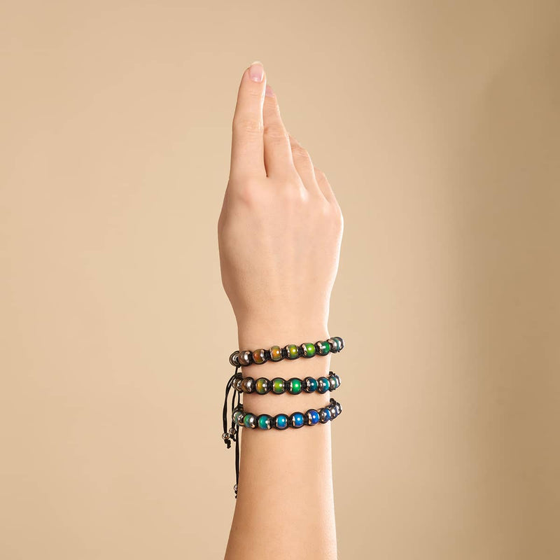 Chromata | Silber x Schwarz | Stimmungsstein Charmballa