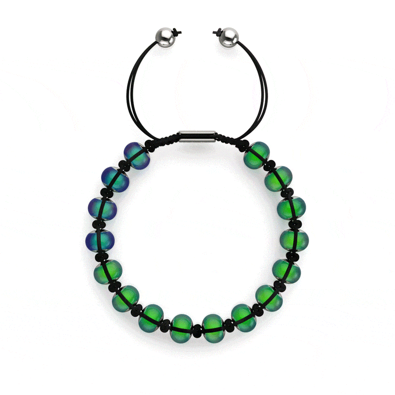 Chromata | Silber x Schwarz | Stimmungsstein Charmballa