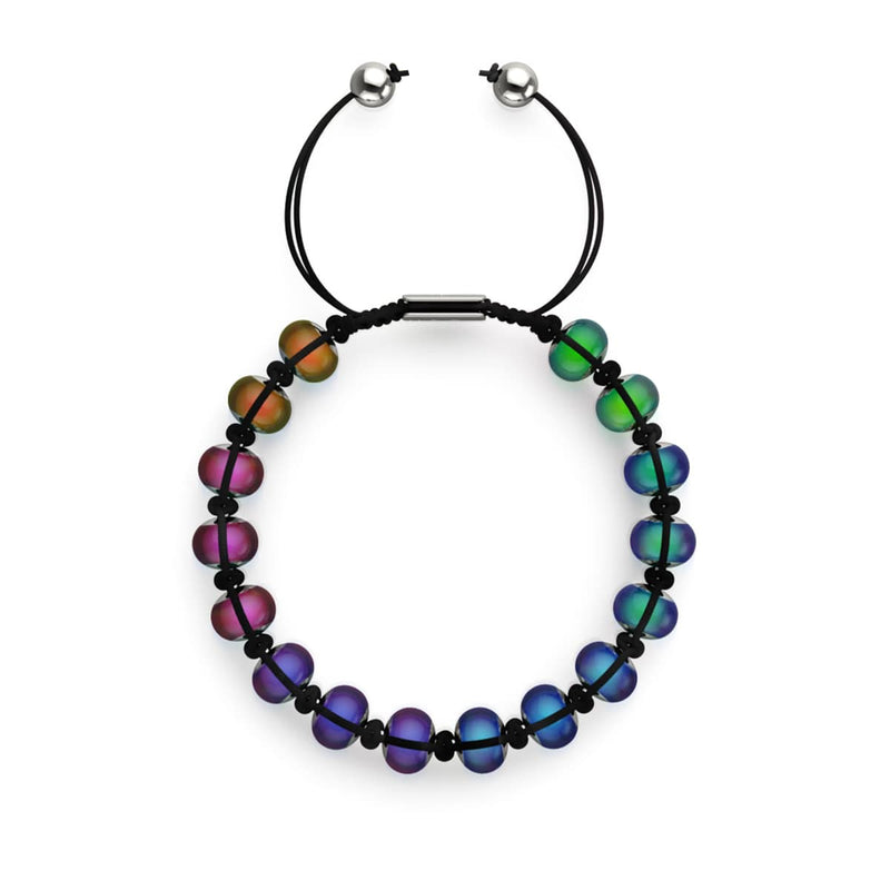 Chromata | Silber x Schwarz | Stimmungsstein Charmballa