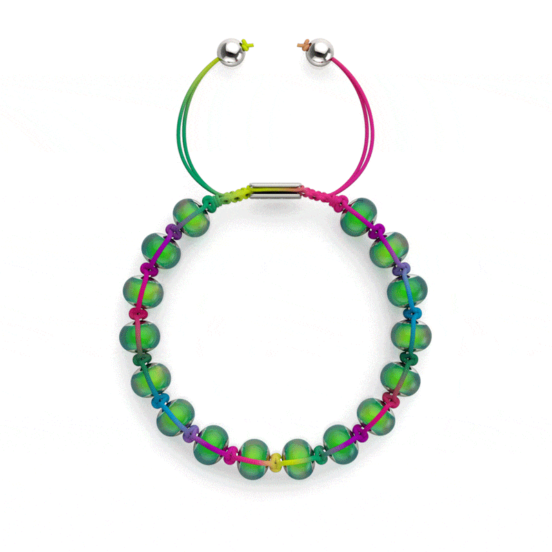 Chromata | Silber x Spektrum | Stimmungsstein Charmballa