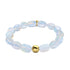 Opal-Mondstein x 925er Sterling-Gold-Vermeil | Kieselstein-Armband