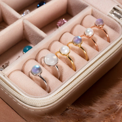 925er Sterlingsilber | Ring mit Naturperlen