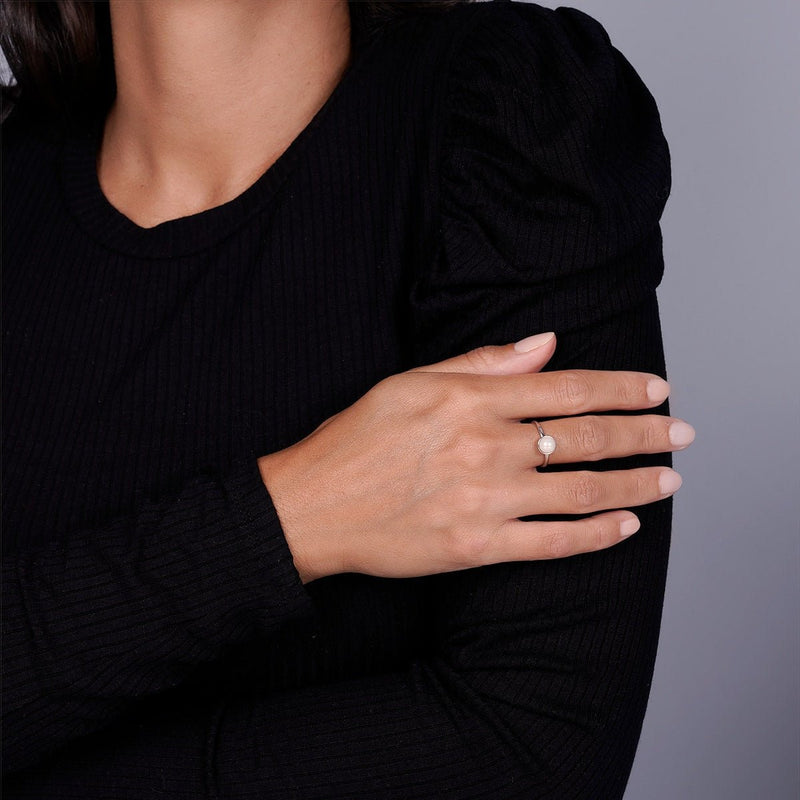 925er Sterlingsilber | Ring mit Naturperlen