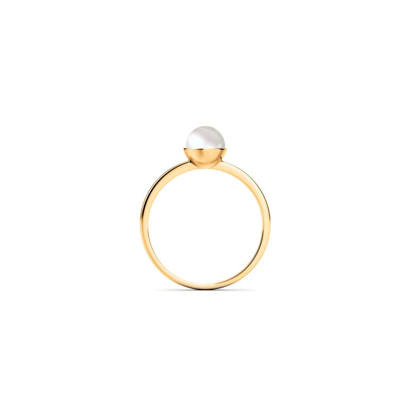 Gold Vermeil | Ring mit Naturperlen