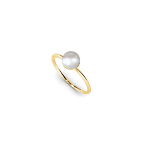 Gold Vermeil | Ring mit Naturperlen