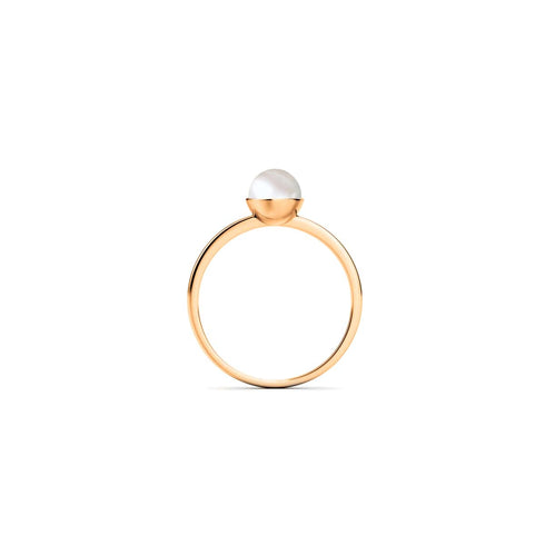 Roségold Vermeil | Ring mit Naturperlen