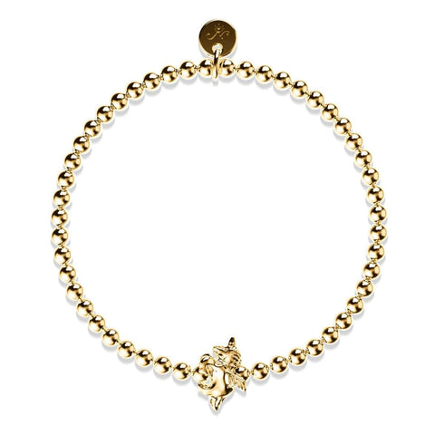 Pegasus | 18 Karat Gold | Armband mit geflügeltem Einhorn-Charm