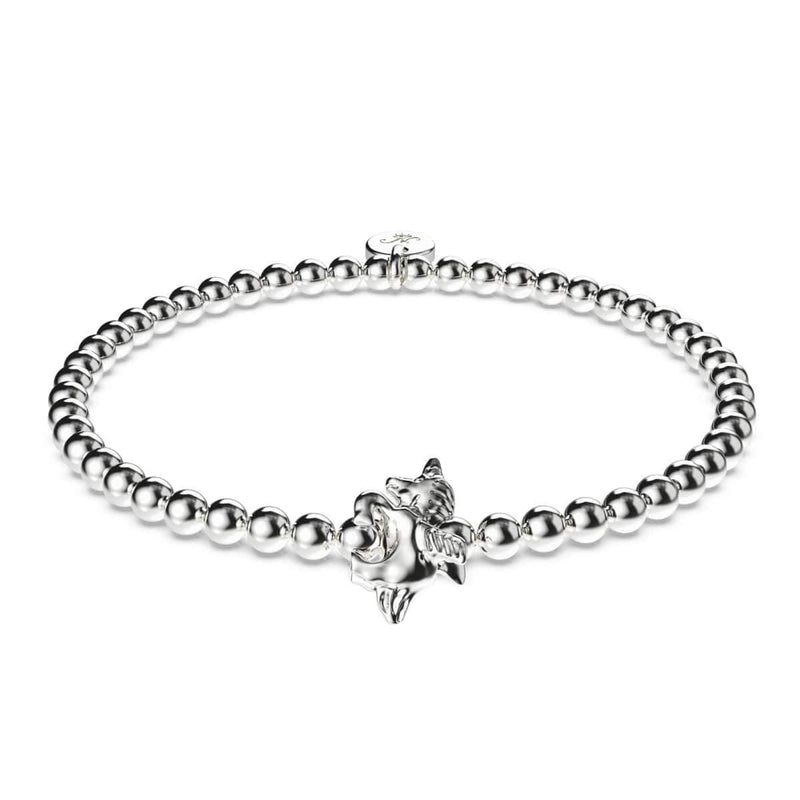 Pegasus | Silber | Geflügeltes Einhorn-Charm-Armband