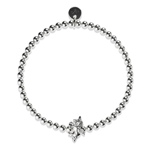 Pegasus | Silber | Geflügeltes Einhorn-Charm-Armband