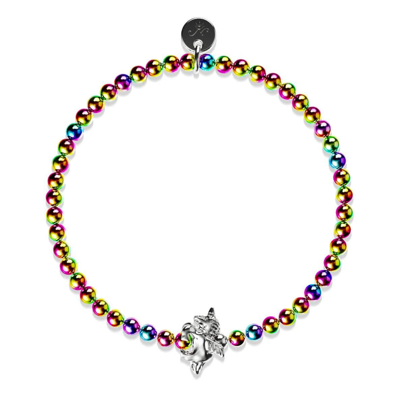Pegasus | Einhorn Silber | Geflügeltes Einhorn Charm Armband
