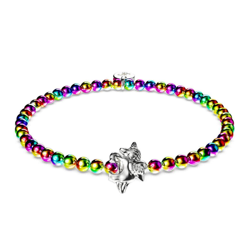 Pegasus | Einhorn Silber | Geflügeltes Einhorn Charm Armband