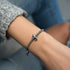 Pegasus | Einhorn Silber | Geflügeltes Einhorn Makramee Charm Armband