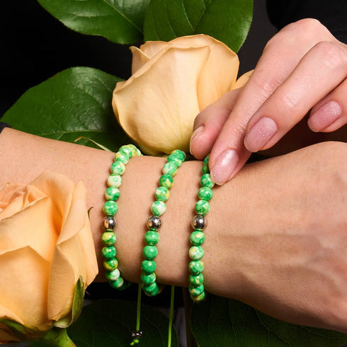 Picasso Porzellan Makramee Armband | Everglades