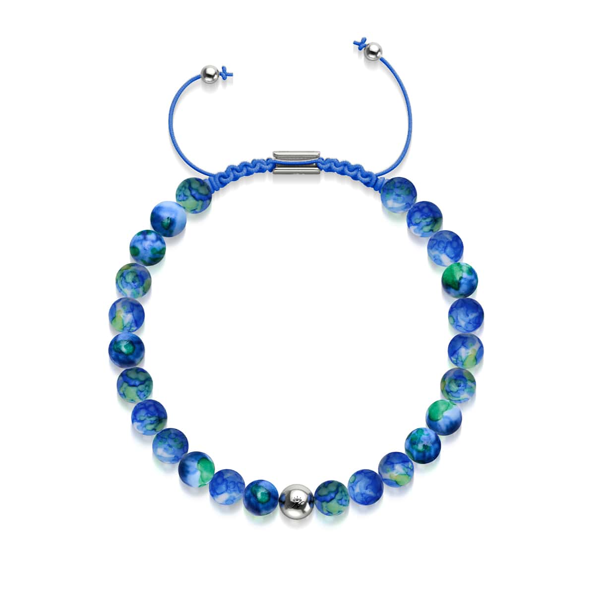 Picasso Porzellan Makramee Armband | Oceanica