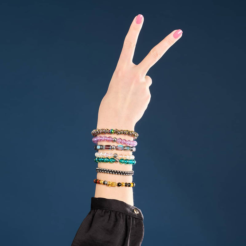 Mini Pixiu Feng Shui Armband | FÜNF Elemente | Chakra-Achat x 18 Karat Gold