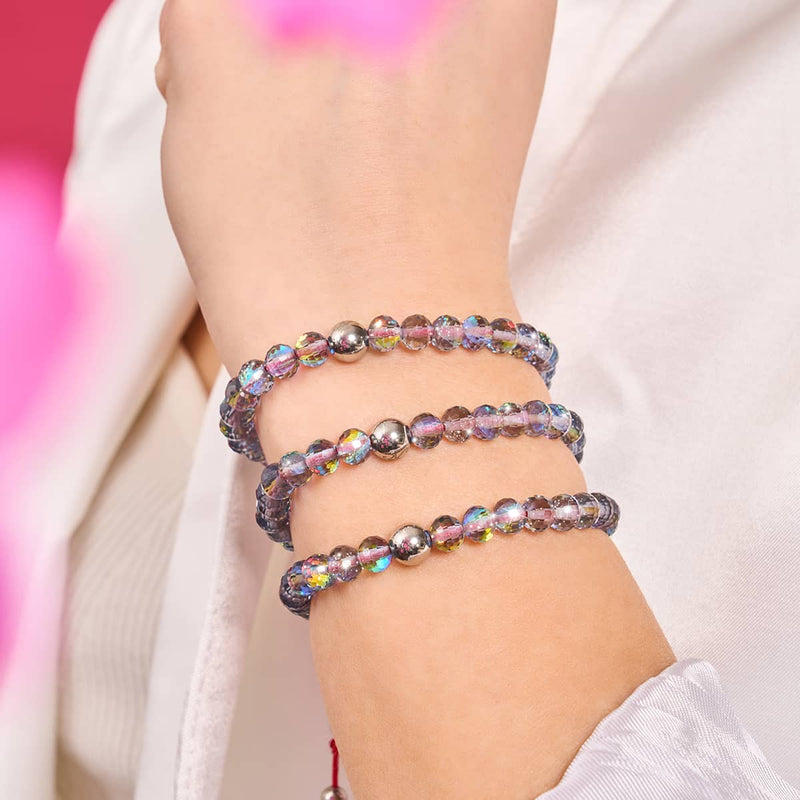 Elektrokohle Prisma x Rotes Schnurarmband