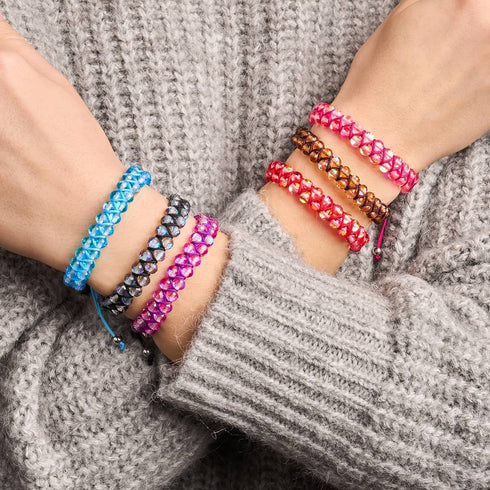 Elektrische Kohle | Silber | Prisma Vitality Armband