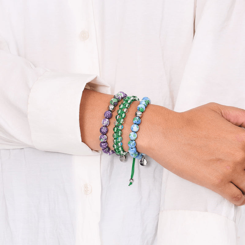 Smaragd | Silber | Prisma Vitality Armband