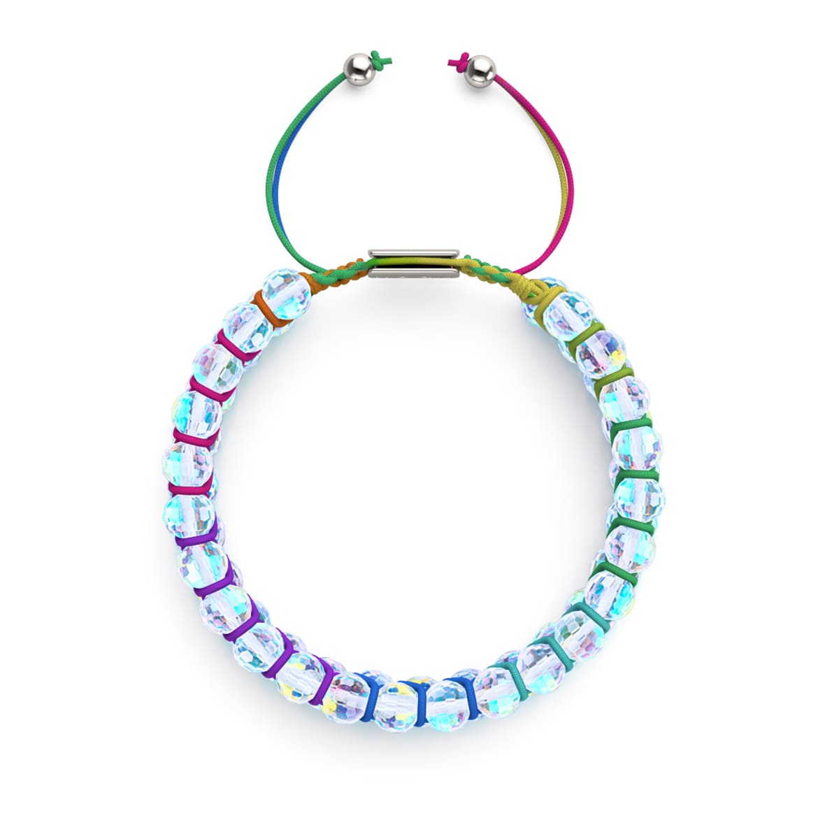 Regenbogenweiß x Spektrum | Silber | Prisma Vitality Armband