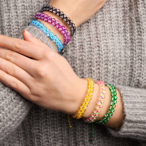 Regenbogenweiß x Spektrum | Silber | Prisma Vitality Armband