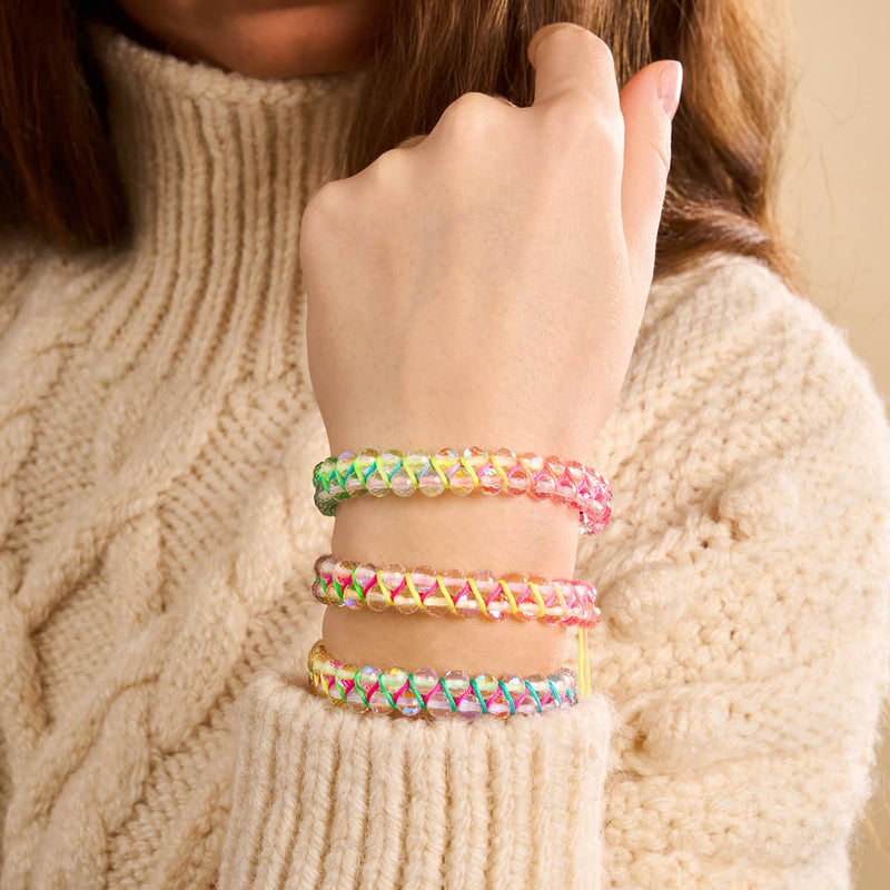 Regenbogenweiß x Spektrum | Silber | Prisma Vitality Armband