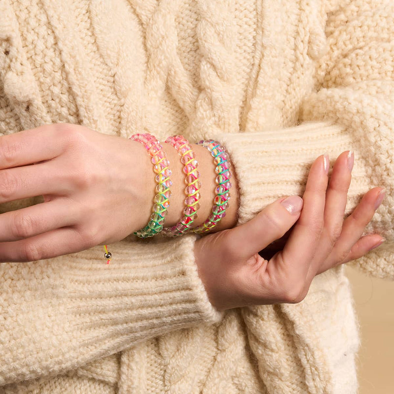 Regenbogenweiß x Spektrum | Silber | Prisma Vitality Armband