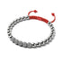 Silber und rote Emaille | Kristallgala | Weihnachtsmann-Armband