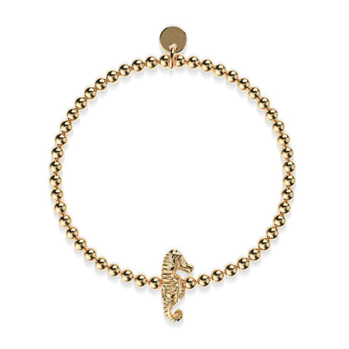 Riff | 18 Karat Gold | Seepferdchen-Charm-Armband