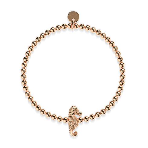 Riff | 18 Karat Roségold | Seepferdchen-Charm-Armband