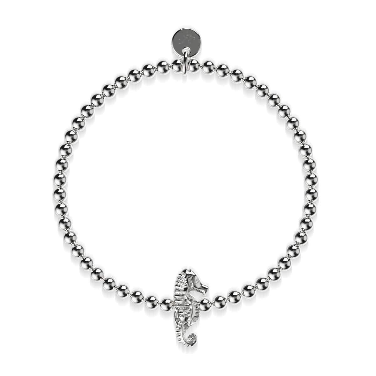 Riff | Silber | Seepferdchen-Charm-Armband