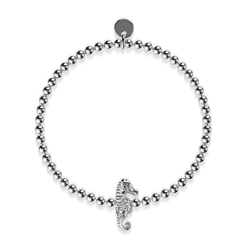 Riff | Silber | Seepferdchen-Charm-Armband