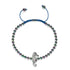 Riff | Einhorn Silber | Seepferdchen Makramee Charmballa Armband