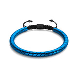 Serpentin | Blauer Hämatit x Rotguss | Wellenarmband
