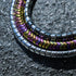 Serpentin | Regenbogen-Hämatit x Einhorn-Silber | Doppelwellen-Armband