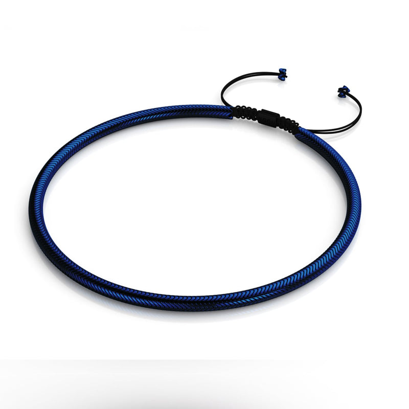 Serpentin | Kobalthämatit x Rotguss | Doppelwellenkette