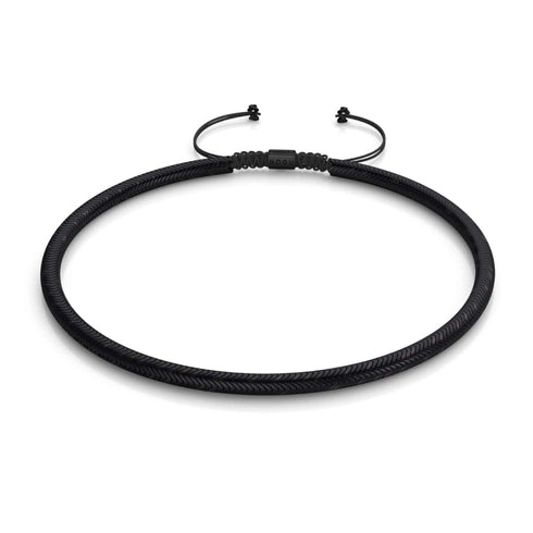 Serpentin | Onyx Hämatit x Rotguss | Doppelwellen-Halskette