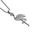 Aruba | 925 Sterling Silber | Kristall Flamingo Unendlichkeitsverschluss Halskette