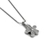 Flower Power | 925 Sterling Silber | Halskette mit Kristall-Unendlichkeitsverschluss